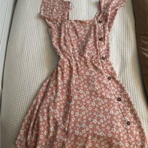 Floral Button-Down Dress